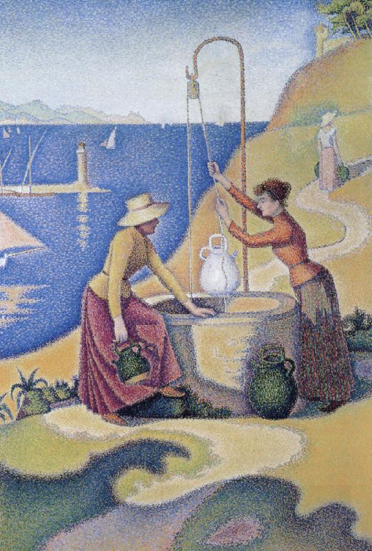 Paul Signac women at the well opus China oil painting art